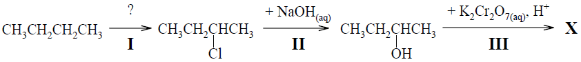 Image 188 - Przeprowadzono ciąg reakcji zilustrowanych następującym schematem: