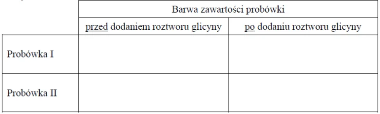 Image 31 1 - Zaprojektuj doświadczenie, którego przebieg pozwoli wykazać, że glicyna (kwas aminoetanowy) jest związkiem amfoterycznym.