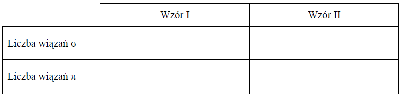 Image 4 5 - Poniżej przedstawiono wzory elektronowe dwóch cząsteczek.Określ liczbę wiązań σ i π w cząsteczkach, których budowę elektronową ilustrują oba wzory.