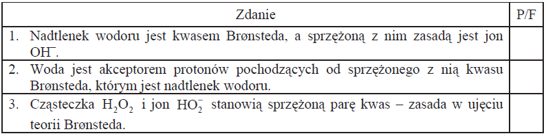 Image 60 3 - Nadtlenek wodoru H2O2 jest gęstą, syropowatą cieczą, która miesza się z wodą w każdym stosunku. W roztworach wodnych ulega w niewielkim stopniu dysocjacji według równania: