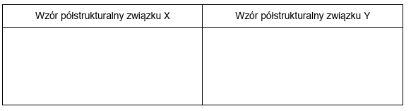 Zadanie 25, arkusz maj 2024 - Matura w probówce - Kursy maturalne online image 137 - Trzy związki organiczne X, Y i Q są izomerami o masie molowej równej 90 g ∙ mol–1. W wyniku spalenia 45 mg jednego z tych związków otrzymano 27 mg wody oraz 36,0 cm3 tlenku węgla(IV) odmierzonego w temperaturze 293 K i pod ciśnieniem 1013 hPa.
